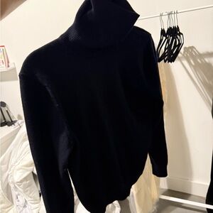 Suit supply Men's Black Turtleneck Sweater